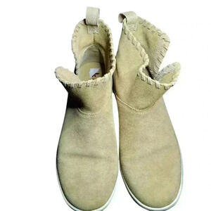 Koolaburra by UGG Rylee Ankle Boots Black Suede Sz 7 Slip On